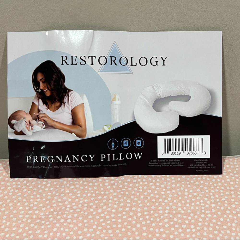 White Pregnancy Pillow - Support Cushion